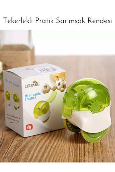 All About Kitchen مبشرة ثوم عملية بعجلات