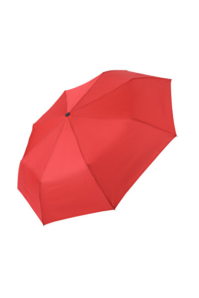 Angel Eyes Kırmızı Fiber Telli Rüzgara Dayanıklı Tam Otomatik  Şemsiye 8 Telli