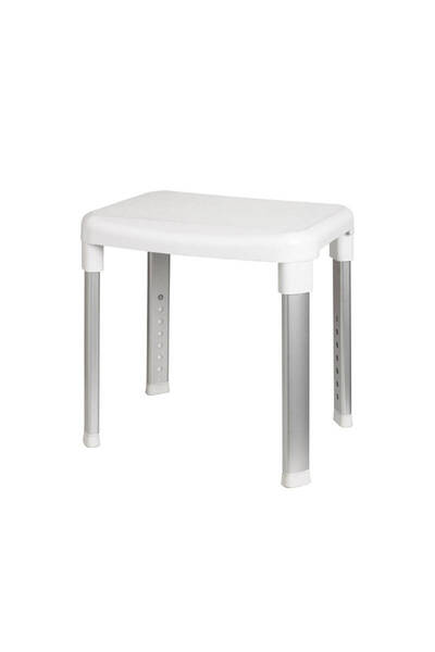 Prima Nova Primanova Cappadocıa Paslanmaz Aluminyum Geniş Yüzeyli Banyo Taburesi 130 Kg Taşıma Kapasitesi