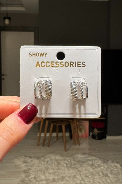 C&E Design Kadın Çoklu Görünen Sarmal Küpe