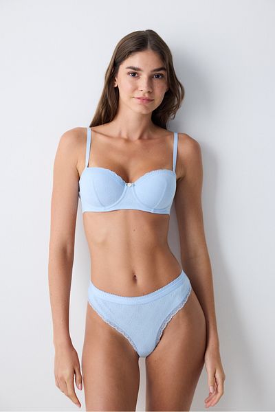 Penti Bloom Pointel Blauer BH