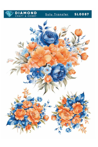 Buhobi ورق نقل مائي من ديماوند SL0087 مقاس 25 × 35 سم