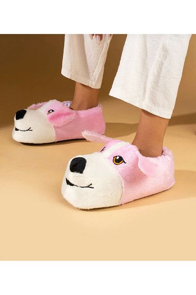 MODA Χαριτωμένο σκυλί Glass Eye Slippers - Παιδικά οικιακά μποτάκια