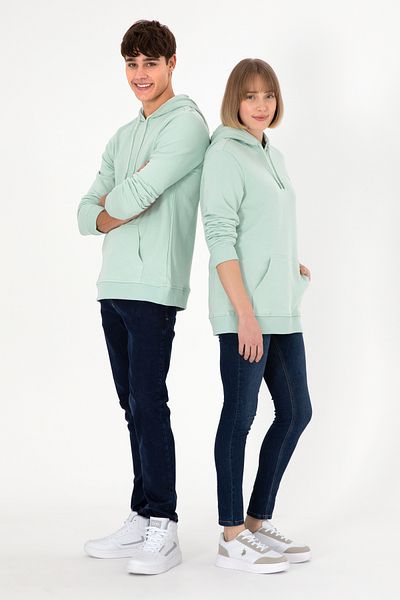 U.S. Polo Assn. Men's Aqua Green Basic Sweatshirt 50295167 -Vr048