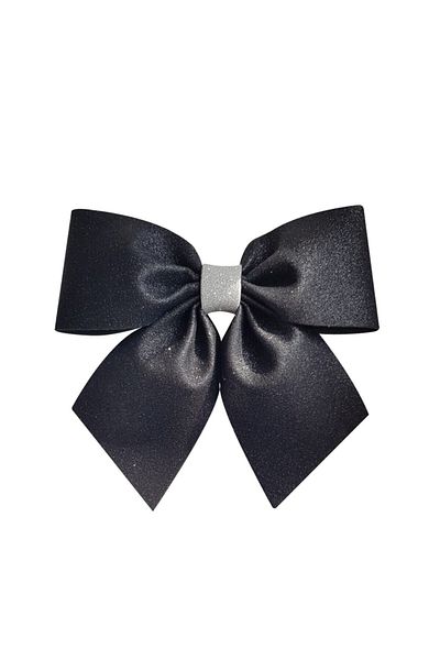 KBK MARKET 25 cm X 25 cm Black Bow Ornament - 1 Piece