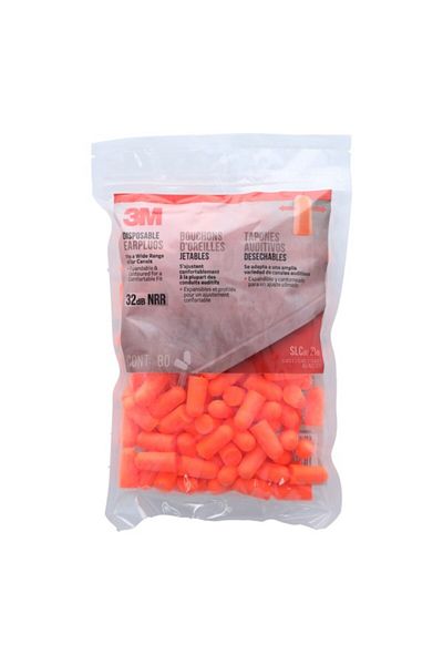 3M 80-Piece Protect Disposable Earplugs