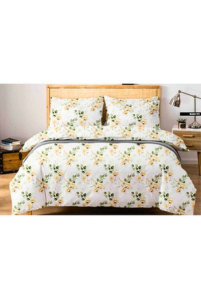 SENLİFE Cotton Belysima Battal Duvet Cover Set - Elastic