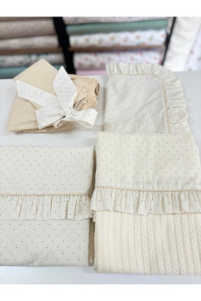 GAYE EV TEKSTİLİ 100% Cotton Oeko-Tex Certified Baby Pique Duvet Cover Set