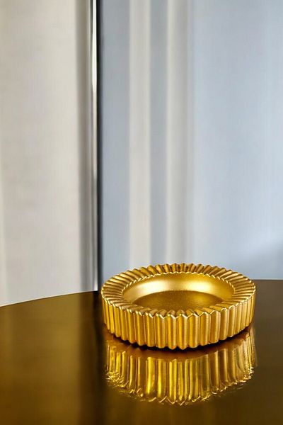 Evene Ashtray Gold Ashtray Decorative Ashtray Model 5