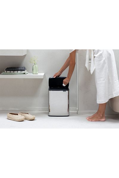 Brabantia ΚΑΛΥΜΜΑ ΑΠΟΣΤΡΑΧΤΗΣ BO BRILLANT STEEL 7L
