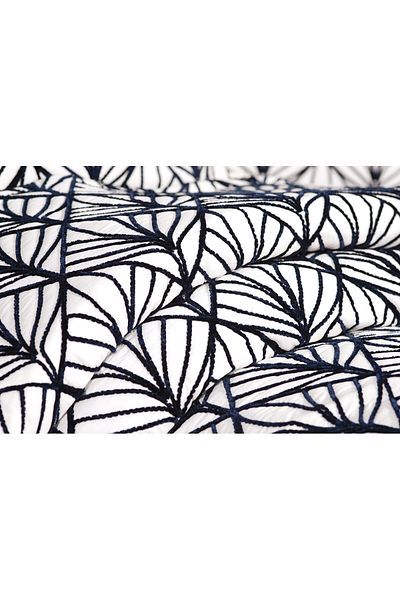Bonne Maison Polina Navy Blue 4 Piece Embroidered Bedspread Set