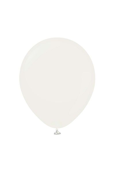 Organizasyon Pazarı 5 Inch Retro White - Small Size Decoration Balloon with 25