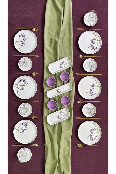 ERS 19 Piece Breakfast Set - 6 Person Fuşa
