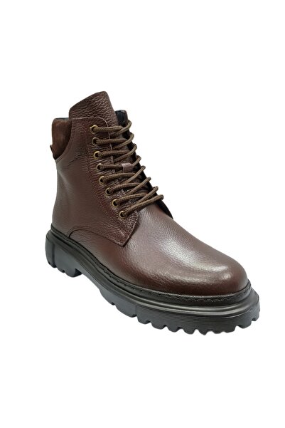 ZİO Erkek Yeni Sezon Hakiki Deri Ekstra Hafif Ortopedik Tabanlı Kışlık Bot