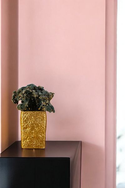 Evene Home Decoration Vase - Small, Table Top, Gold Color, Model 40