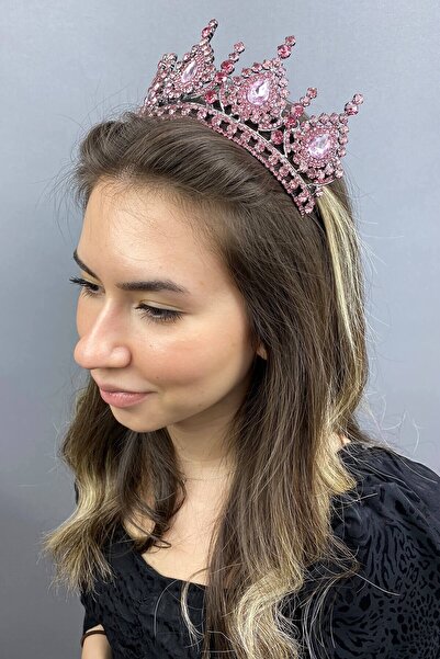 Limelia Antracit dimljena Ahu model svadbena kruna od kane