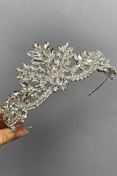 Hayalperest boncuk Berlin Glass Stone Crystal Stone Bridal Crown