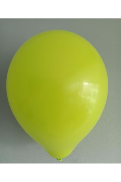 Organizasyon Pazarı بالون ديكور صغير مقاس 5 بوصة باللون الأخضر الليموني 10 قطع
