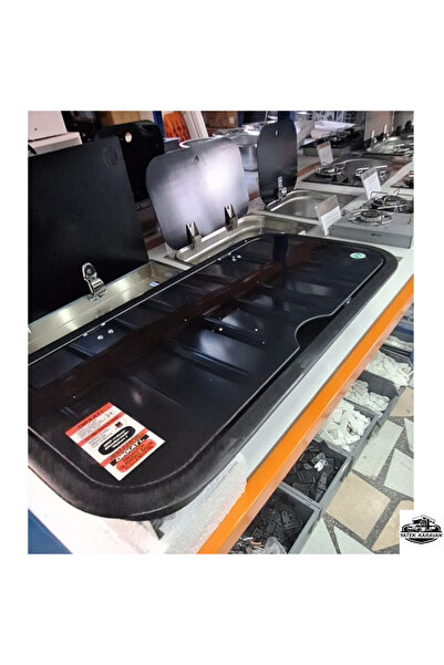 Universal üniversal kombinasyon ikili ocak evyeli 76X36.5 CM Yatek Karavan Tekne