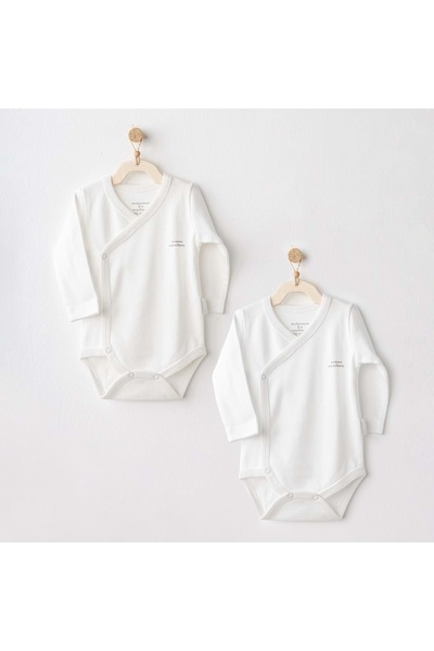 andywawa بدلة بيضاء ذات صدرية مزدوجة باللون الأبيض