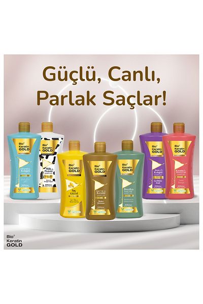 Bio Keratin Gold Bio Keratin Gold Set of 7 (6 Sorts of Shampoo + 1 Hair Cream)