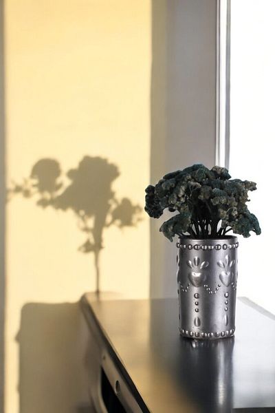 Evene Small Vase - Table Top Vase, Home Decoration, Silver Antique Color Model 42