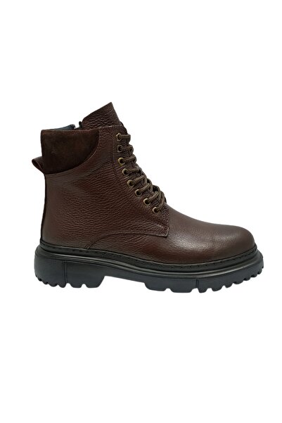 ZİO Erkek Yeni Sezon Hakiki Deri Ekstra Hafif Ortopedik Tabanlı Kışlık Bot