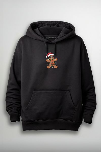 SM Satranç Medya Unisex Hoodie with Cookie Light Christmas Print