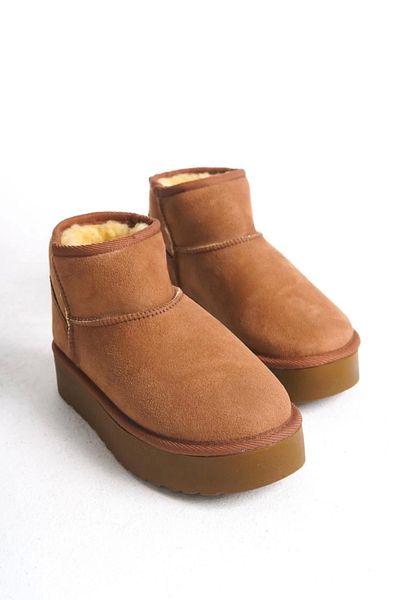 Cananın Pabuçları Mini XL Tan - Pantofi cu talpă groasă