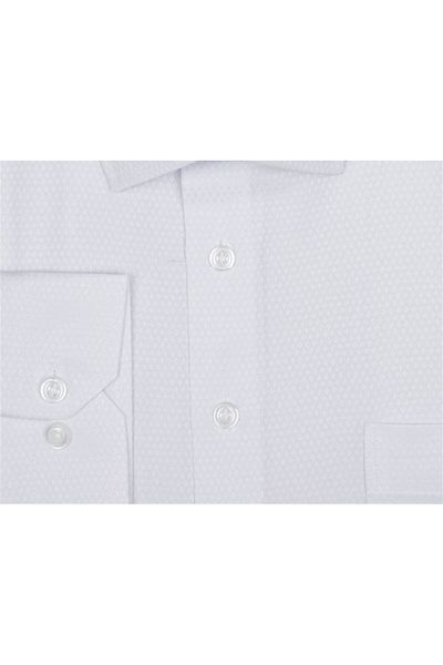 SÜVARİ Ανδρικό πουκάμισο Loose Fit Dobby White