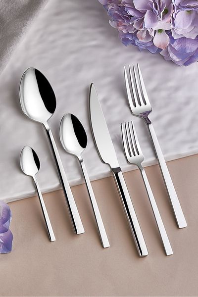 Zagori Premium 72 Pieces Alia Model 18/10 Stainless Steel Cutlery Set