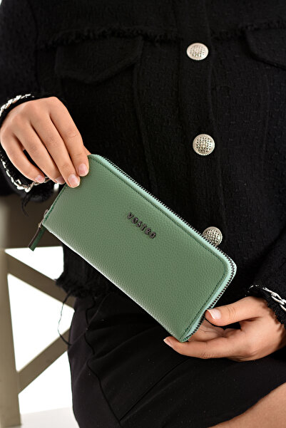 VOSTRO محفظة نسائية مصنوعة يدويًا على الطراز الإيطالي مصنوعة من الجلد الطبيعي...