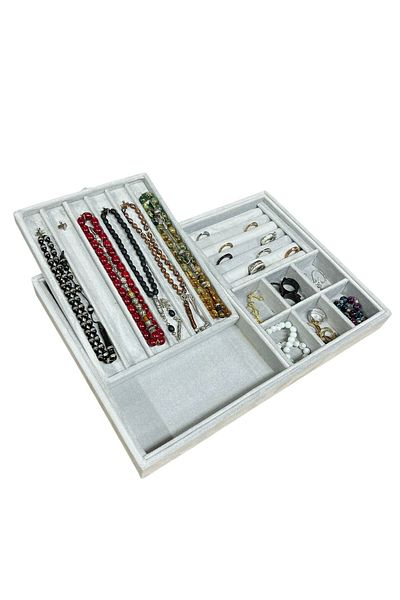 Polo Cross Multi-Purpose Necklace and Rosary Box - Bracelet, Ring and Earring Box