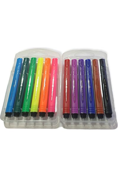 Polin Jumbo Color Triangle Felt Pen Set - Plastic Bag