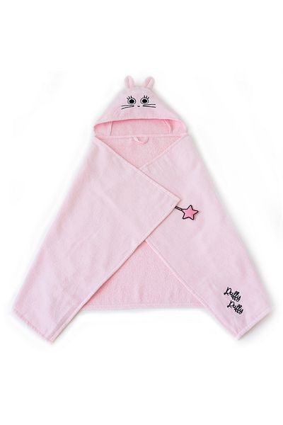 Milk & Moo Milk&Moo Chancin Baby Kapuzenbadetuch aus Samt