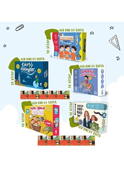 Mavi Kirpi Yayınları 3.Sınıf(5set)-Dâhiler Sineması,Felsefe İstasyon,Gizemli ...