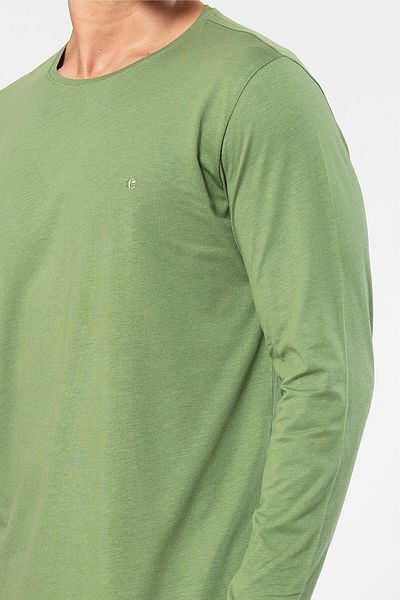 Cacharel Men's Round Neck Pajamas Set - 50% Modal and 50% Cotton, with Pockets