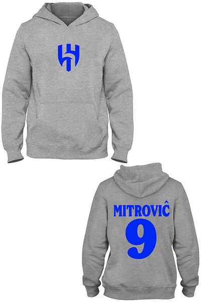 Pisa Art Φούτερ με κουκούλα Al-Hilal Σαουδική Αραβία Mitrovic 9 Special Design