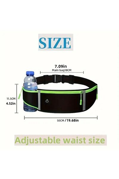 GlassySKY Running Waist Bag,Sports Belt Bag, Waterproof, Anti Theft, Invisible, for Training, Hiking