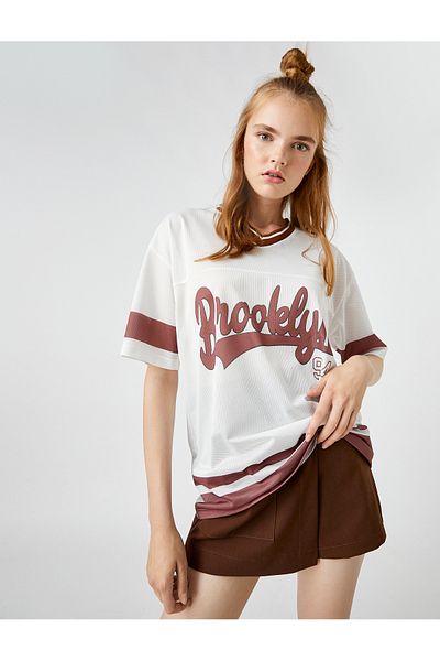 Koton Sport-T-Shirt mit Slogan bedruckt