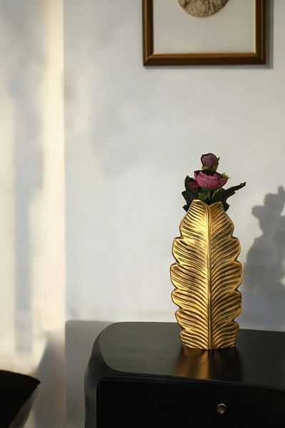 Evene Small Vase - Table Top and Home Decoration, Gold Antique Model 30