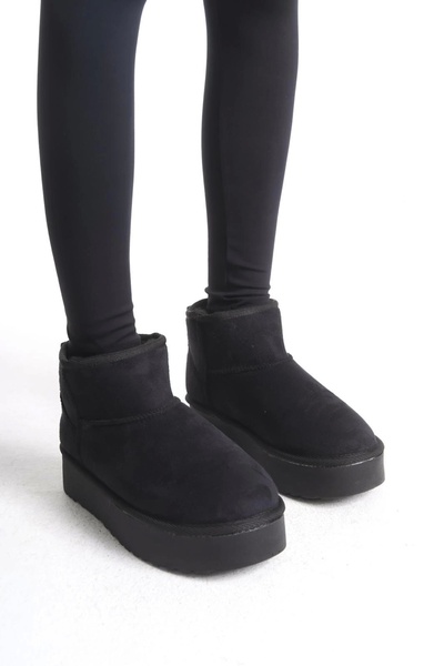 Cananın Pabuçları Чорні міні XL черевики на товстій підошві