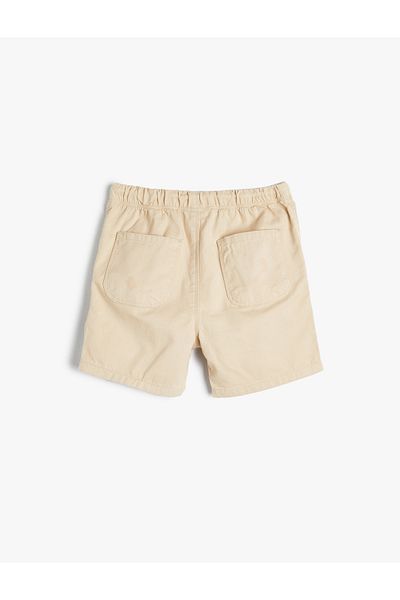 Koton Basic Shorts with Tie Waist Cotton