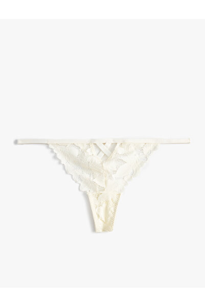 Koton Мереживні трусики-стринги - трусики-трубочки Детальніше