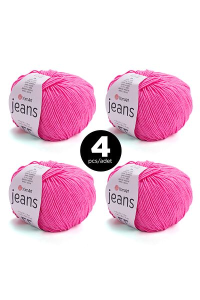 Yarnart Jeans Fabric Rope - 42 - Συσκευασία των 4