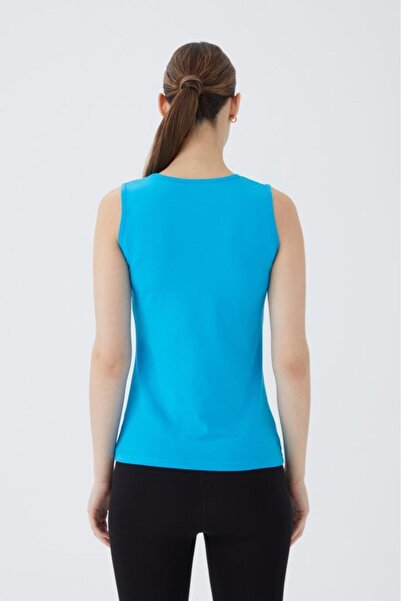 Almila Kolsuz Bisiklet Yaka Pamuklu Kadın Body T-Shirt 2048