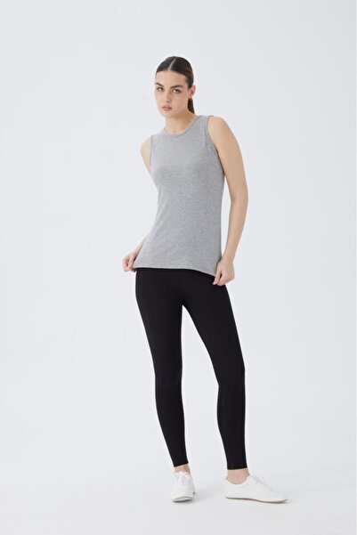 Almila Kolsuz Bisiklet Yaka Pamuklu Kadın Body T-Shirt 2048