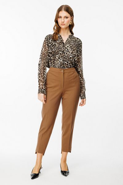 Ekol Lycra Large Size Trousers with Elastic Waist