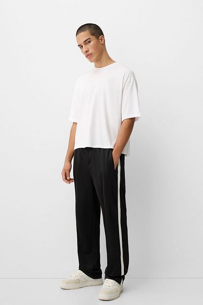 Bershka Straight fit trousers