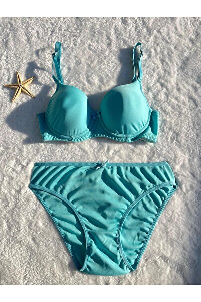 Everyone s Kadın Turkuaz Sütyen Takımı